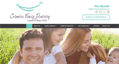 Desktop Screenshot of columbiafamilydentistry.com