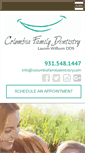 Mobile Screenshot of columbiafamilydentistry.com